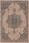 Patio Heritage Collection Area Rug -  Charleston (Beige) Rectangle Beige  lifestyle 2