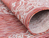 Patio Heritage Collection Area Rug -  Charleston (Rust Red) Rectangle Rust Red  lifestyle 16