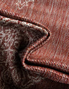 Patio Heritage Collection Area Rug -  Charleston (Rust Red) Round Rust Red  lifestyle 73