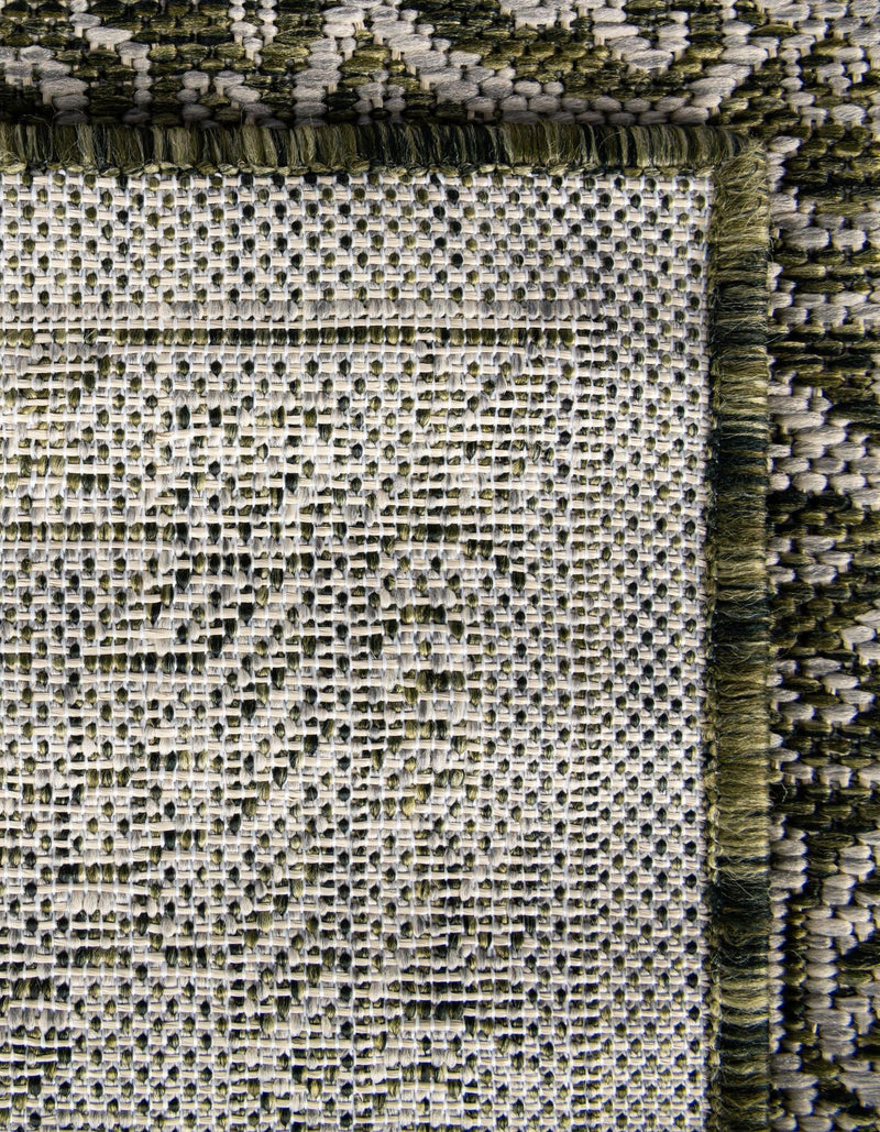 Patio Heritage Collection Area Rug -  Charleston (Green) Rectangle Green  lifestyle 18