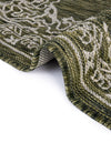 Patio Heritage Collection Area Rug -  Charleston (Green) Rectangle Green  lifestyle 19