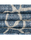 Savannah Escape Collection Area Rug -  Rainforest Rectangle Blue  lifestyle 67