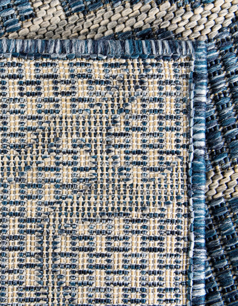 Savannah Escape Collection Area Rug -  Rainforest Rectangle Blue  lifestyle 69