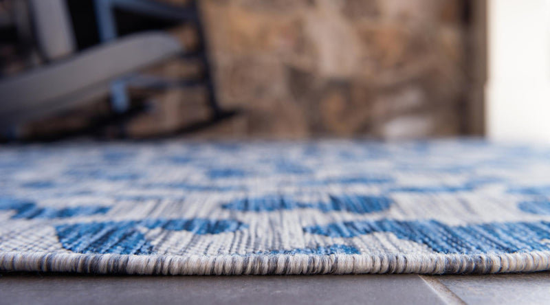Savannah Escape Collection Area Rug -  Amazon (Blue) Rectangle Blue  lifestyle 40
