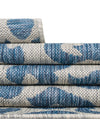 Savannah Escape Collection Area Rug -  Amazon (Blue) Rectangle Blue  lifestyle 37