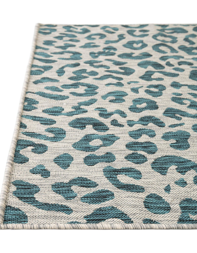 Savannah Escape Collection Area Rug -  Amazon (Teal) Rectangle Teal  lifestyle 17