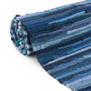 Indigo Weave Cotton Collection Area Rug - Santorini (Navy Blue) Rectangle Navy Blue  lifestyle 12