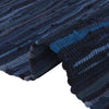 Indigo Weave Cotton Collection Area Rug - Santorini (Navy Blue) Oval Navy Blue  lifestyle 45