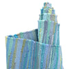 Indigo Weave Cotton Collection Area Rug - Santorini (Light Blue) Rectangle Light Blue  lifestyle 11