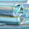 Indigo Weave Cotton Collection Area Rug - Santorini (Light Blue) Rectangle Light Blue  lifestyle 13