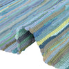 Indigo Weave Cotton Collection Area Rug - Santorini (Light Blue) Runner Light Blue  lifestyle 55