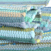 Indigo Weave Cotton Collection Area Rug - Santorini (Light Blue) Runner Light Blue  lifestyle 64
