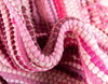 Indigo Weave Cotton Collection Area Rug - Santorini (Pink) Oval Pink  lifestyle 34