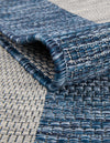 Seaside Stripes Collection Area Rug -  Veranda Rectangle Blue  lifestyle 34