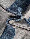 Seaside Stripes Collection Area Rug -  Veranda Rectangle Blue  lifestyle 42