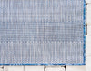 Seaside Stripes Collection Area Rug -  Veranda Rectangle Blue  lifestyle 50