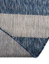 Patio Stripe Harmony Collection Area Rug -  Veranda Round Blue  lifestyle 19