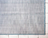 Patio Stripe Harmony Collection Area Rug -  Veranda Rectangle Light Aqua  lifestyle 25