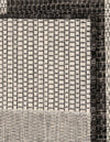 Seaside Stripes Collection Area Rug -  Veranda Rectangle Charcoal Gray  lifestyle 47