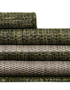 Patio Stripe Harmony Collection Area Rug -  Veranda Runner Green  lifestyle 28