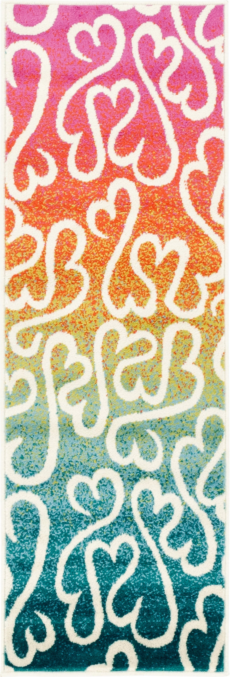 Seaside Embrace Collection Area Rug - Marina Runner Multi  lifestyle 12