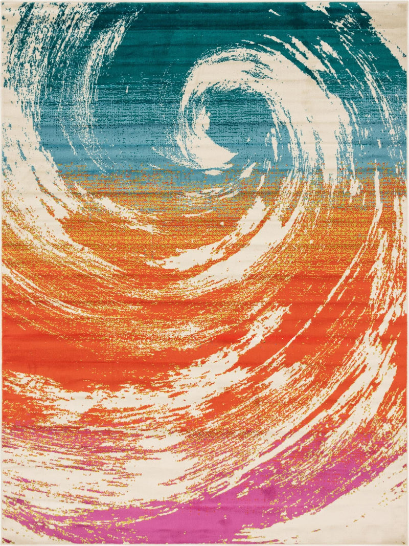 Seaside Embrace Collection Area Rug -  Harbor Rectangle Multi Main