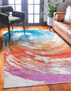 Seaside Embrace Collection Area Rug -  Harbor Rectangle Multi  lifestyle 2