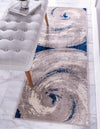 Seaside Embrace Collection Area Rug -  Harbor Runner Beige  lifestyle 13