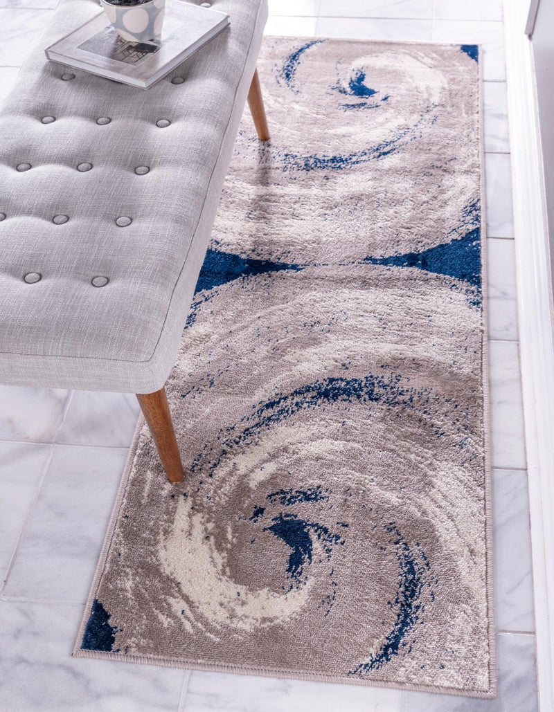 Seaside Embrace Collection Area Rug -  Harbor Runner Beige  lifestyle 13