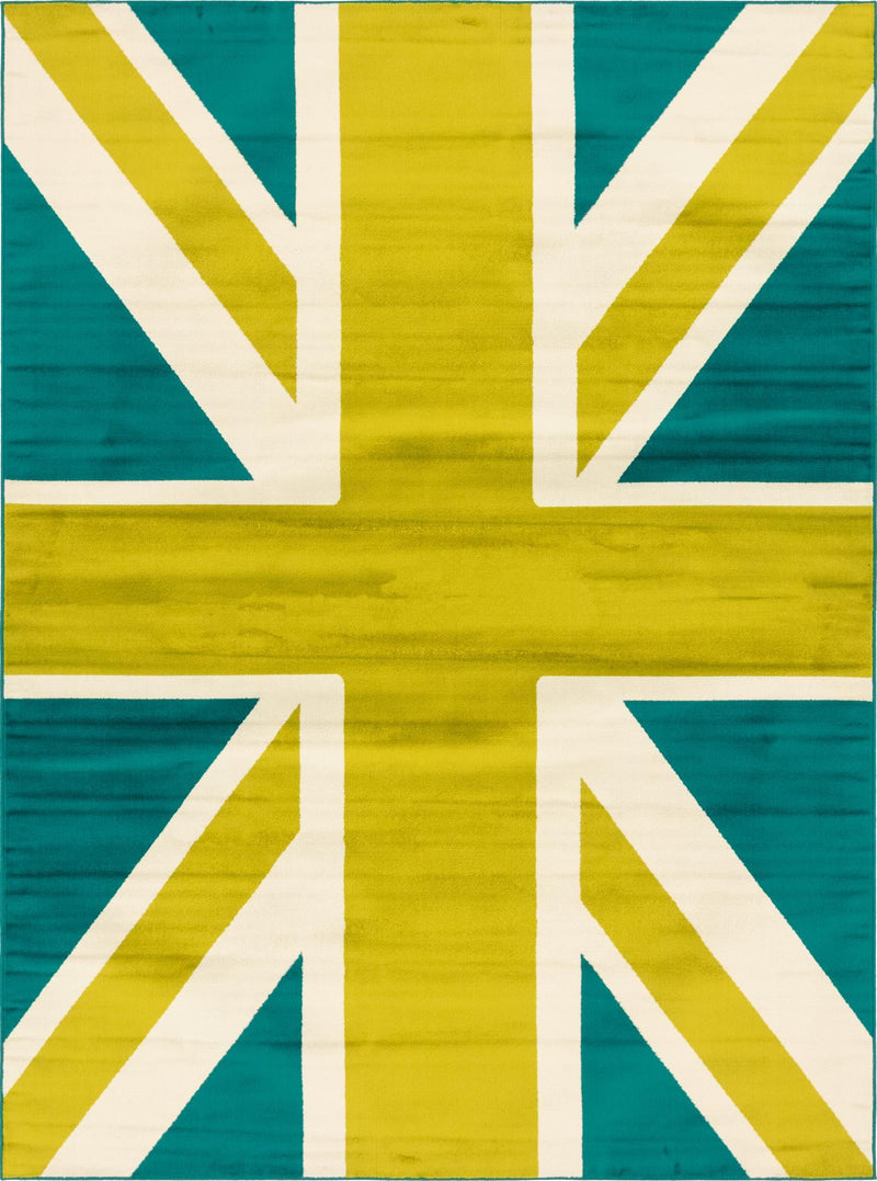 Seaside Embrace Collection Area Rug -  Oasis Rectangle Green  lifestyle 2