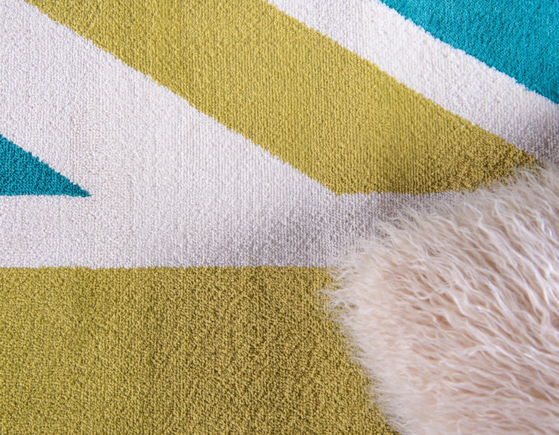 Seaside Embrace Collection Area Rug -  Oasis Rectangle Green  lifestyle 6