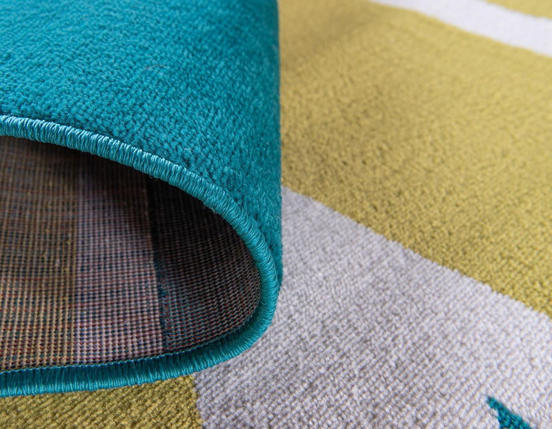 Seaside Embrace Collection Area Rug -  Oasis Rectangle Green  lifestyle 7