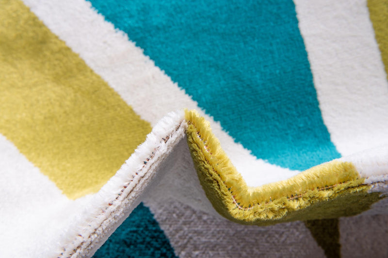 Seaside Embrace Collection Area Rug -  Oasis Rectangle Green  lifestyle 8