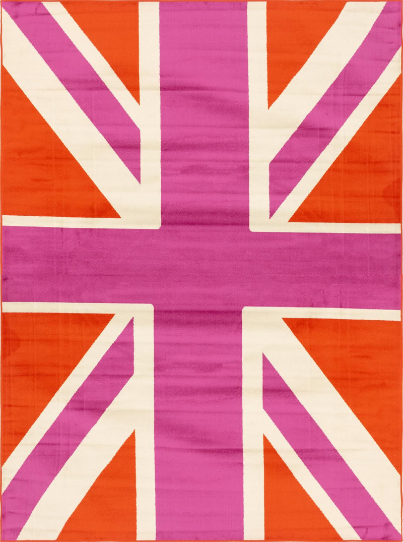 Seaside Embrace Collection Area Rug -  Oasis Rectangle Pink  lifestyle 2