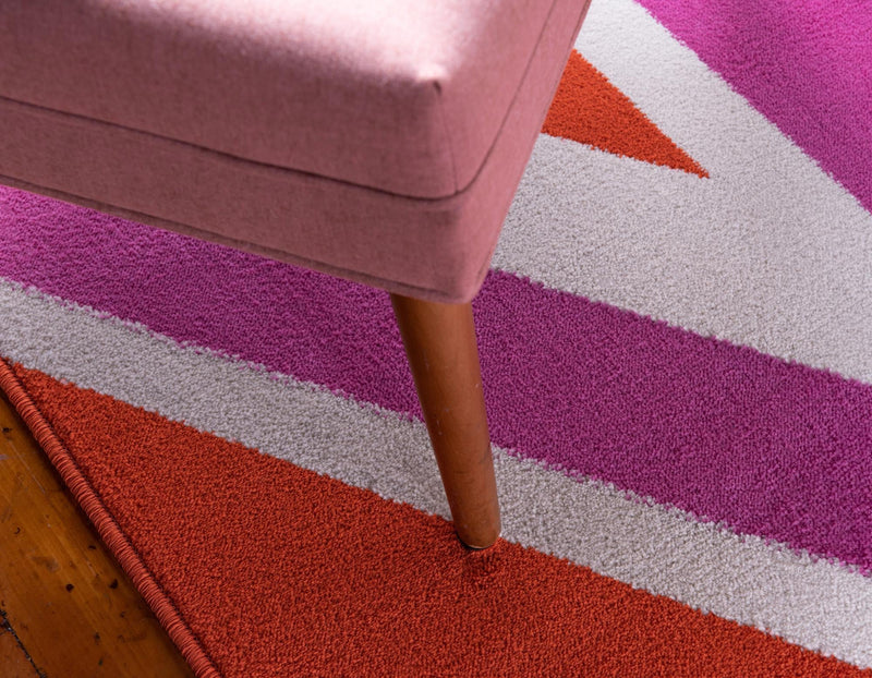 Seaside Embrace Collection Area Rug -  Oasis Rectangle Pink  lifestyle 12