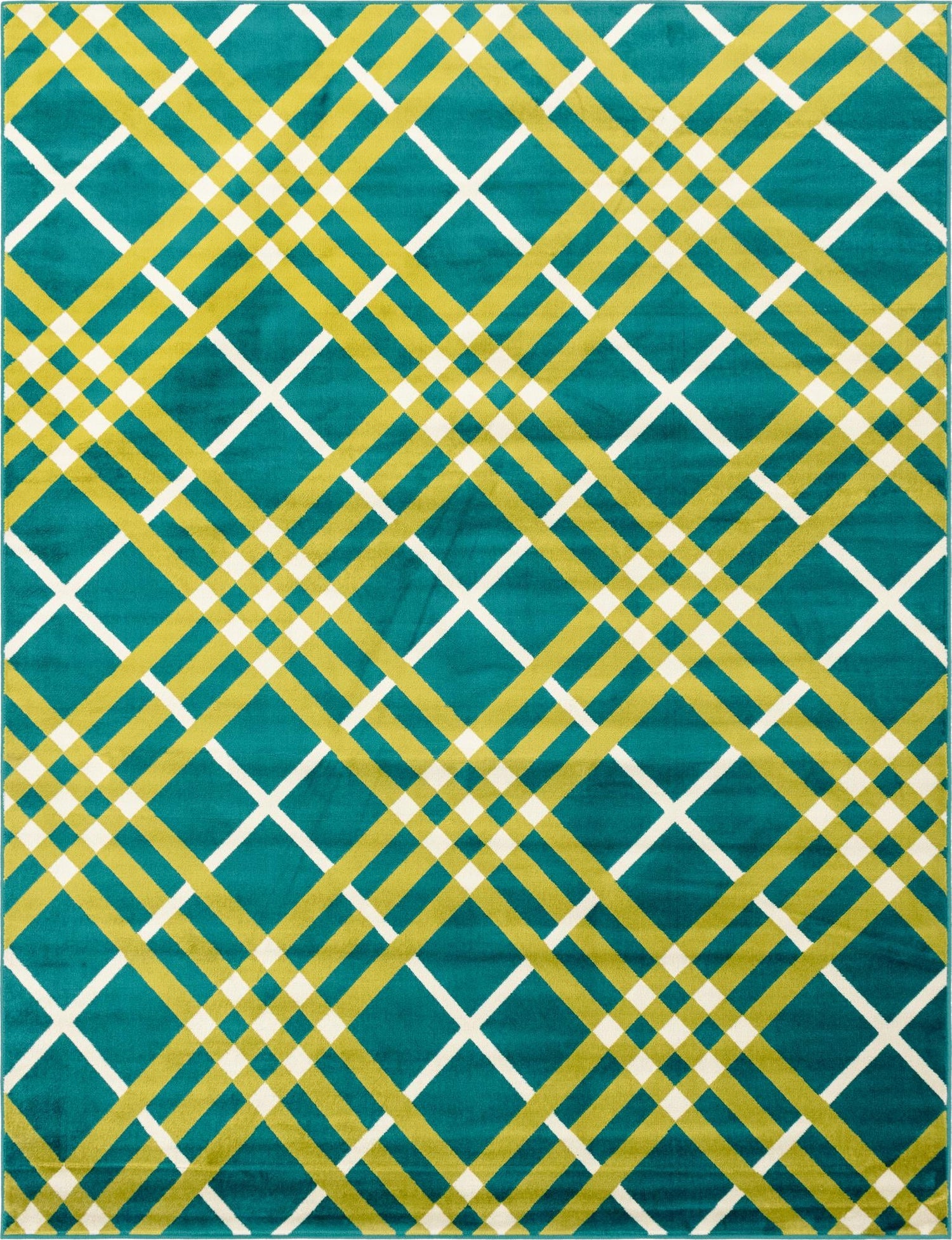 Seaside Embrace Collection Area Rug -  Shoreline Rectangle Green Main