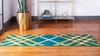Seaside Embrace Collection Area Rug -  Shoreline Runner Green  lifestyle 24