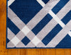 Seaside Embrace Collection Area Rug -  Shoreline Rectangle Navy Blue  lifestyle 26