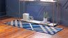 Seaside Embrace Collection Area Rug -  Shoreline Runner Navy Blue  lifestyle 36