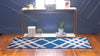 Seaside Embrace Collection Area Rug -  Shoreline Runner Navy Blue  lifestyle 39