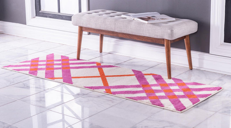 Seaside Embrace Collection Area Rug -  Shoreline Runner White  lifestyle 37