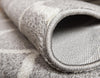 Lattice Garden Collection Area Rug -  Pergolatown (Light Gray) Round Light Gray  lifestyle 6