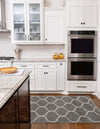 Lattice Garden Collection Area Rug -  Pergolatown (Light Gray) Runner Light Gray  lifestyle 10