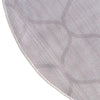 Lattice Garden Collection Area Rug -  Pergolatown (Ivory) Round Ivory  lifestyle 12