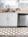 Lattice Garden Collection Area Rug -  Pergolatown (Ivory) Runner Ivory  lifestyle 10