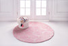 Lattice Garden Collection Area Rug -  Pergolatown (Light Pink) Round Light Pink  lifestyle 3