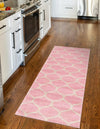 Lattice Garden Collection Area Rug -  Pergolatown (Light Pink) Runner Light Pink  lifestyle 17
