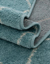 Lattice Garden Collection Area Rug - Arborville (Light Blue) Runner Light Blue  lifestyle 69
