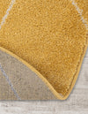 Trellis Mosaic Collection Area Rug - Arborville (Yellow) Round Yellow  lifestyle 28