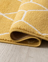 Trellis Mosaic Collection Area Rug - Arborville (Yellow) Runner Yellow  lifestyle 23